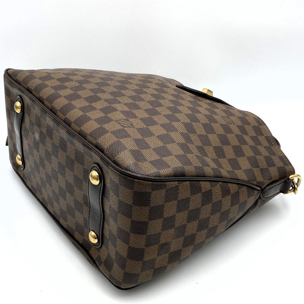 Louis Vuitton Damier Brown Shoulder Handbag Roseberry Hippo Bag - Picture 4 of 10